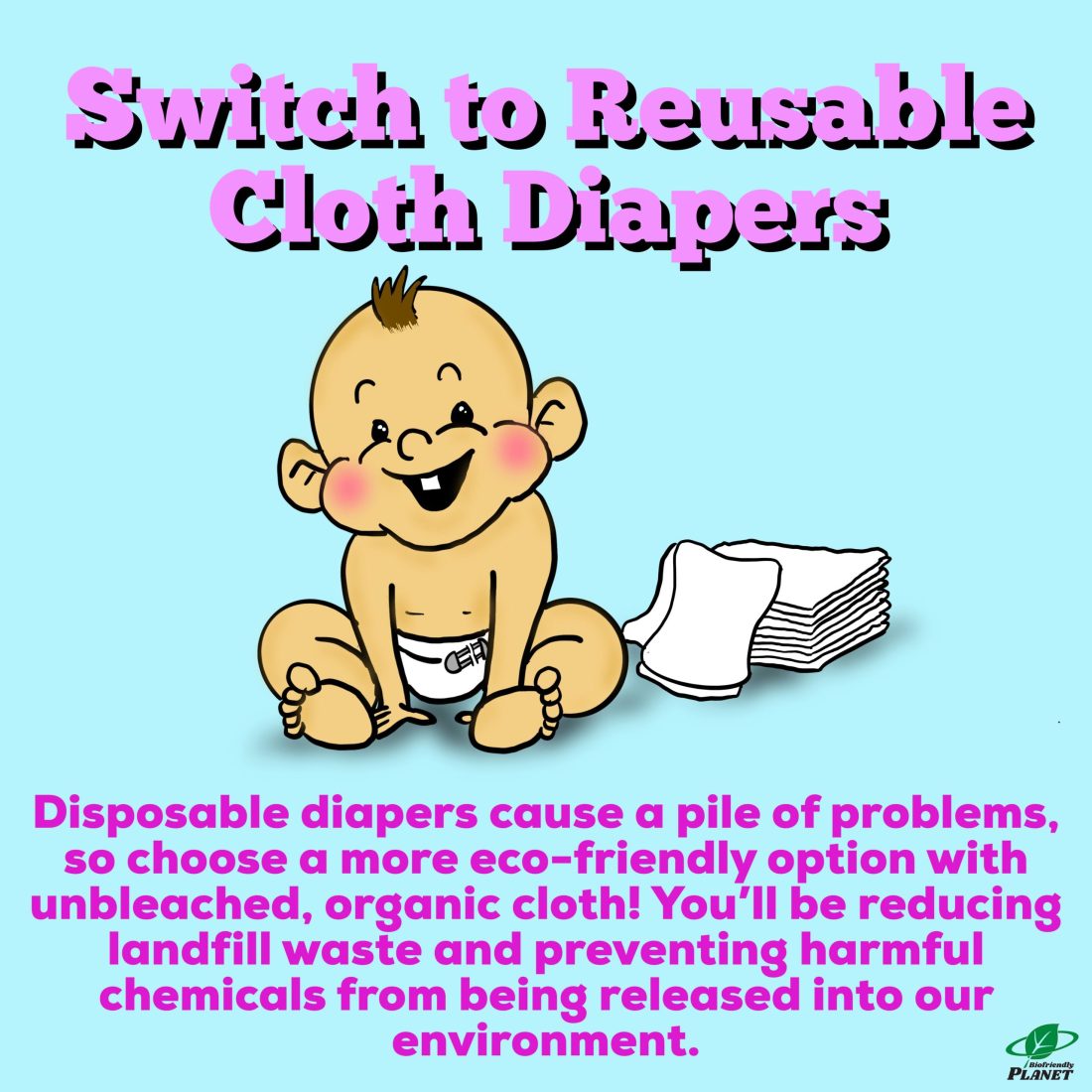 Switch to Reusable Cloth Diapers | Tuesday Tip