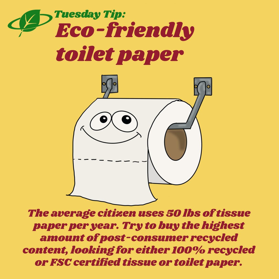 Eco-friendly toilet paper | Tuesday Tip