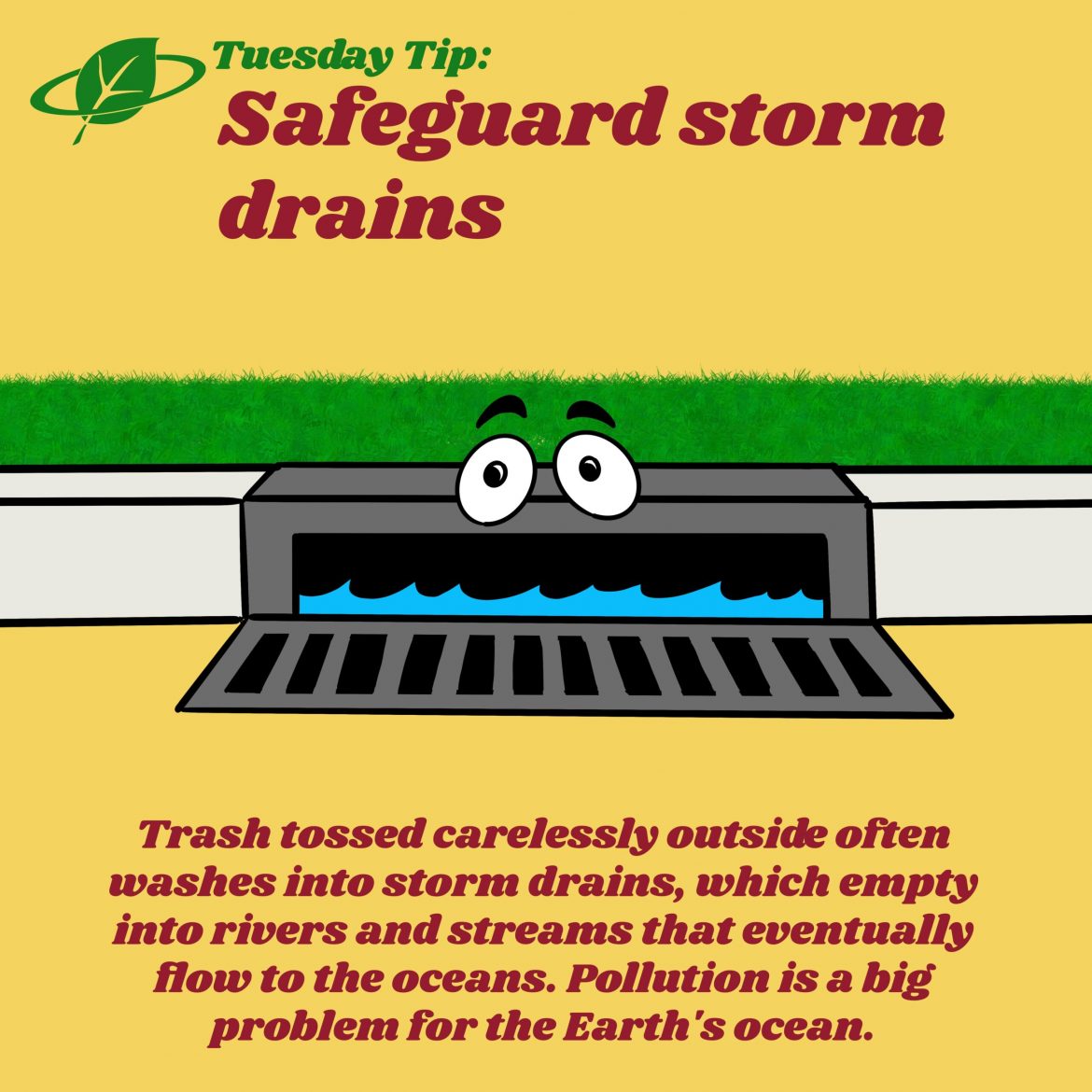 Safeguard storm drains | Tuesday Tip