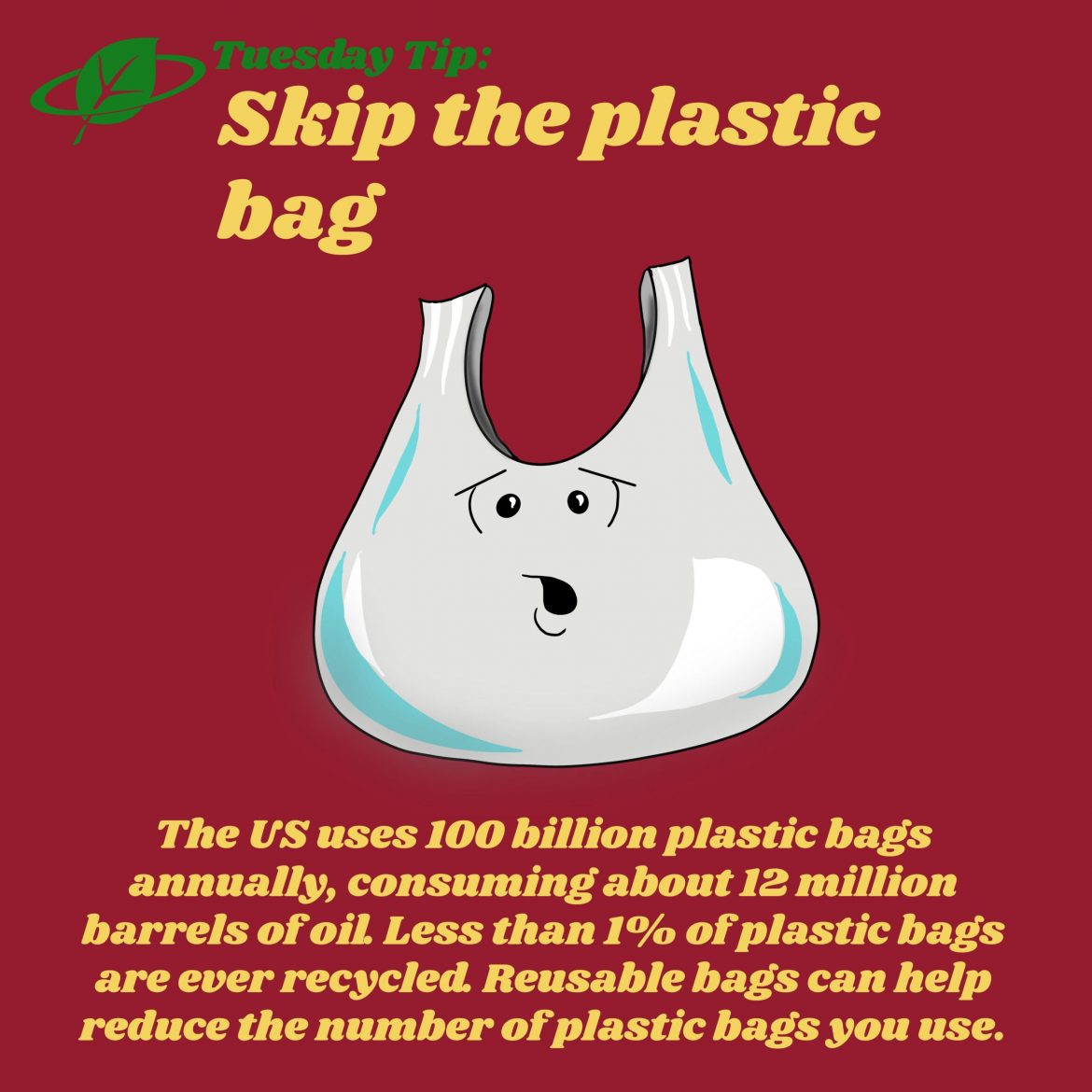 Skip the plastic bag | Tuesday Tip