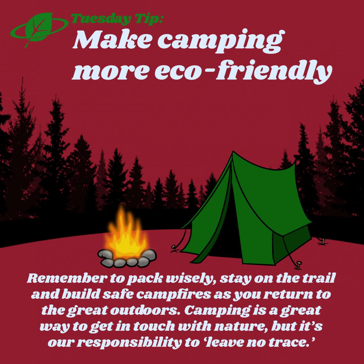 Make camping more eco-friendly | Tuesday Tip