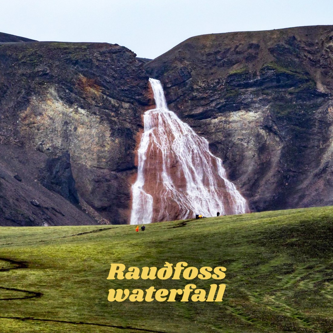Rauðfoss waterfall
