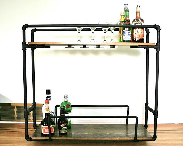 DIY Bar Carts & Cocktail Accessories