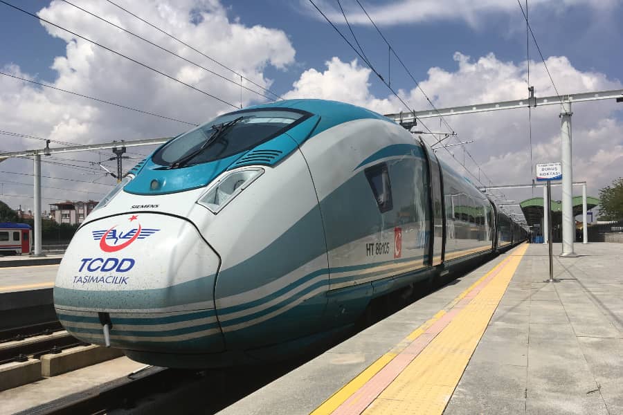 The UK helps Turkey build high-speed train