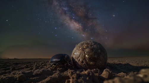 Dung beetle billion-star navigation applied to drones