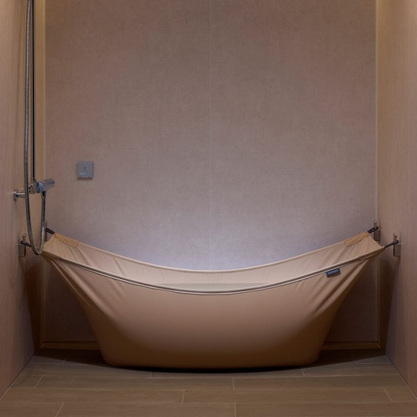 Get clean with a Japanese folding bathtub